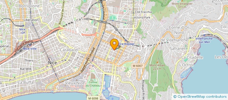 localisation de l'entreprise MONSIEUR NICOLAE GABRIEL CALOIANU à NICE