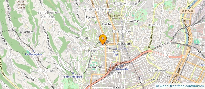 localisation de l'entreprise MONSIEUR NICOLAE GANCESCU  NICE