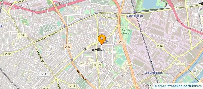 localisation de l'entreprise MONSIEUR NICOLAE GHENCIAN à GENNEVILLIERS