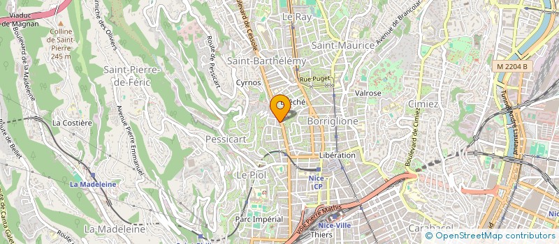localisation de l'entreprise MONSIEUR NICOLAE GISCA à NICE