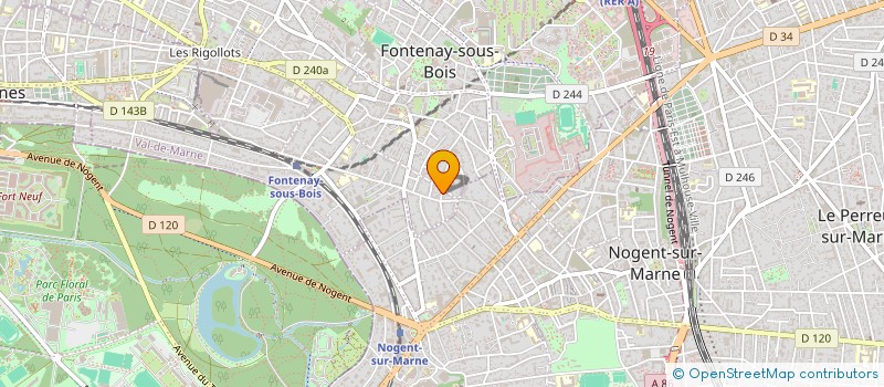 localisation de l'entreprise MONSIEUR NICOLAE GRIGOREANU à FONTENAY-SOUS-BOIS