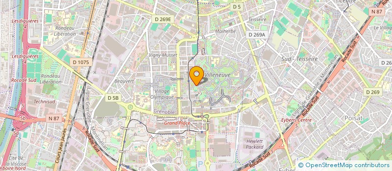 localisation de l'entreprise MONSIEUR NICOLAE-IONUT GUNEA  GRENOBLE