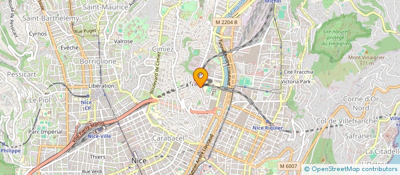 localisation de l'entreprise MONSIEUR NICOLAE JEREGHI  NICE