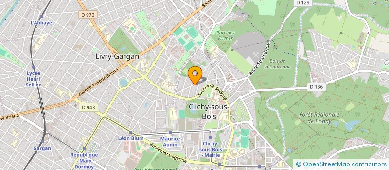 localisation de l'entreprise MONSIEUR NICOLAE LUTA à CLICHY SOUS BOIS