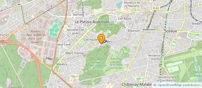 localisation de l'entreprise MONSIEUR NICOLAE MALIC à LE PLESSIS-ROBINSON