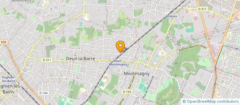 localisation de l'entreprise MONSIEUR NICOLAE MARCHITAN à DEUIL-LA-BARRE