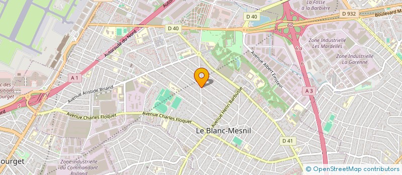 localisation de l'entreprise MONSIEUR NICOLAE MICULAS à LE BLANC-MESNIL