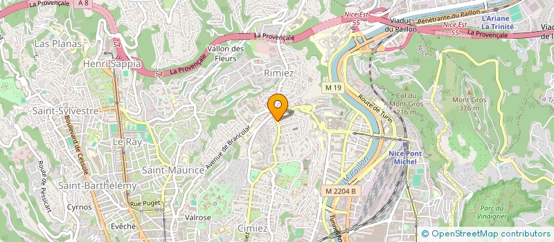 localisation de l'entreprise MONSIEUR NICOLAE MUNTEAN  NICE