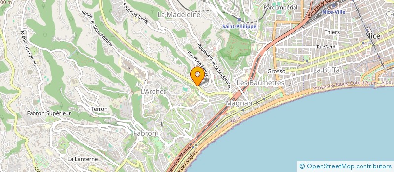 localisation de l'entreprise MONSIEUR NICOLAE NIMERENCO  NICE