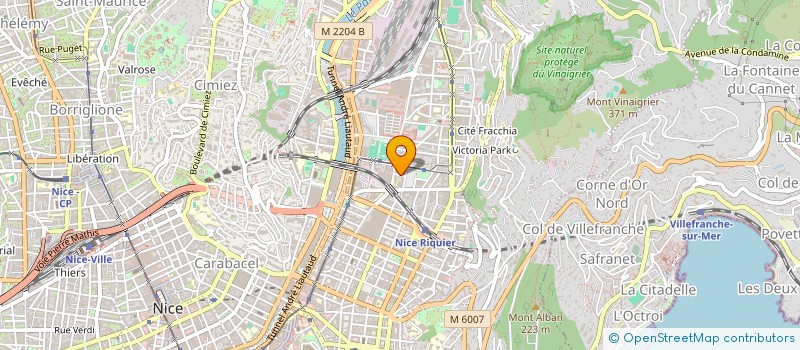 localisation de l'entreprise MONSIEUR NICOLAE PADURET à NICE