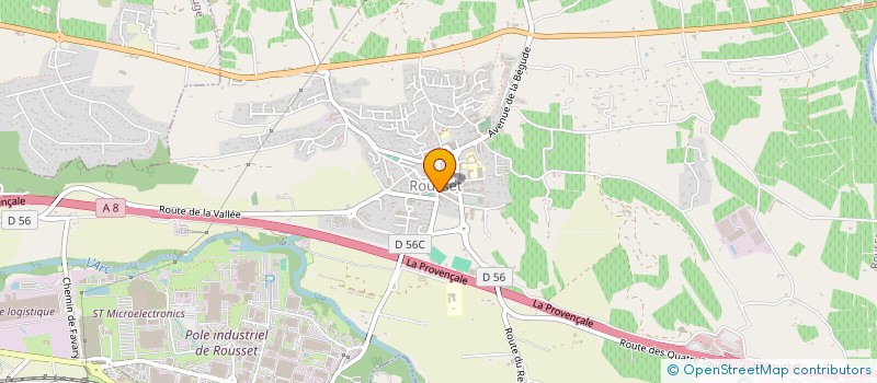 localisation de l'entreprise MONSIEUR NICOLAE PALADE  ROUSSET