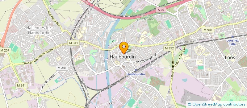 localisation de l'entreprise MONSIEUR NICOLAE POP  HAUBOURDIN