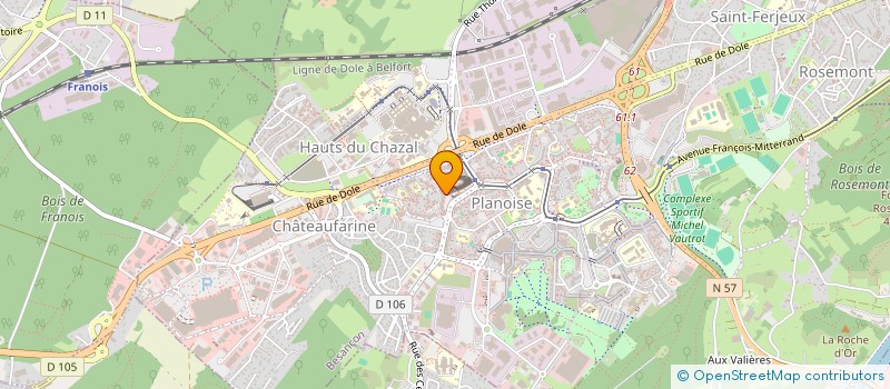 localisation de l'entreprise MONSIEUR NICOLAE POPA  BESANCON