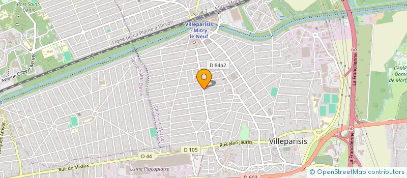 localisation de l'entreprise MONSIEUR NICOLAE POPESCU  VILLEPARISIS