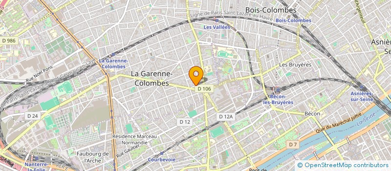 localisation de l'entreprise MONSIEUR NICOLAE PURDEA à LA GARENNE-COLOMBES