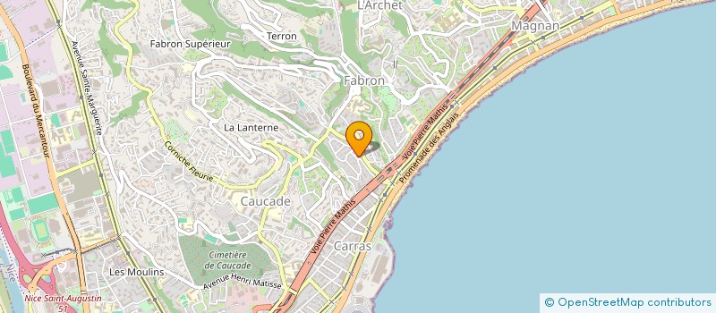 localisation de l'entreprise MONSIEUR NICOLAE REGHIMENT à NICE
