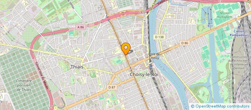 localisation de l'entreprise MONSIEUR NICOLAE ROTARU  CHOISY-LE-ROI