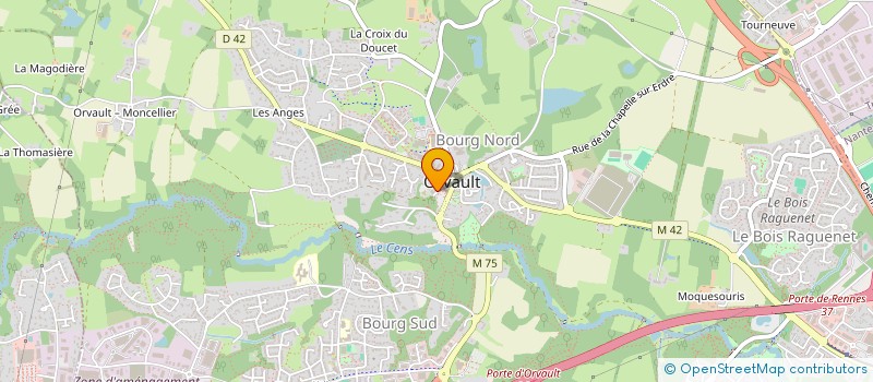 localisation de l'entreprise MONSIEUR NICOLAE-SABIN CAFADARU à ORVAULT