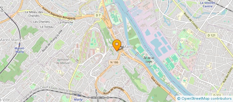 localisation de l'entreprise MONSIEUR NICOLAE SAINSUS  LE PORT-MARLY