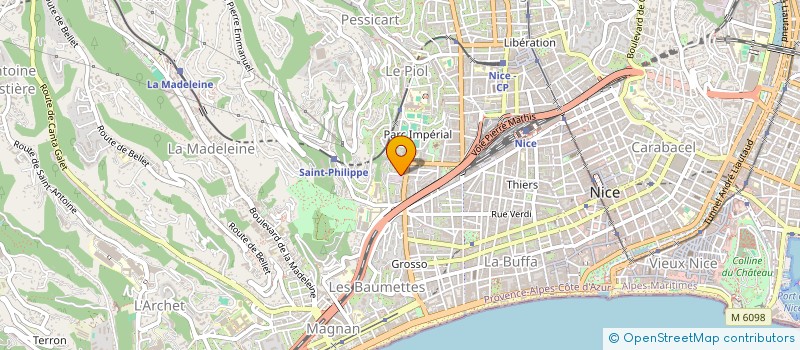 localisation de l'entreprise MONSIEUR NICOLAE SCOTIGOR  NICE