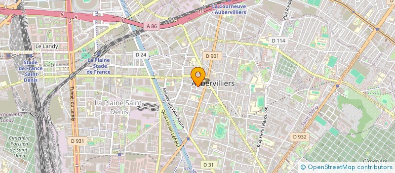 localisation de l'entreprise MONSIEUR NICOLAE STANCIOIU à AUBERVILLIERS