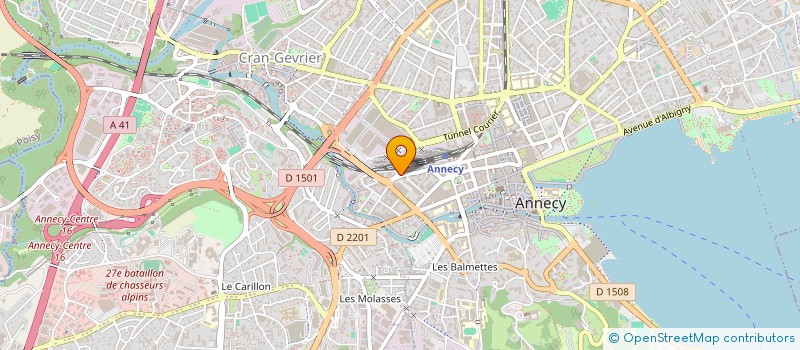 localisation de l'entreprise MONSIEUR NICOLAE STANILA à ANNECY