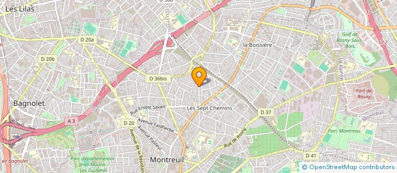localisation de l'entreprise MONSIEUR NICOLAE TANASE à MONTREUIL