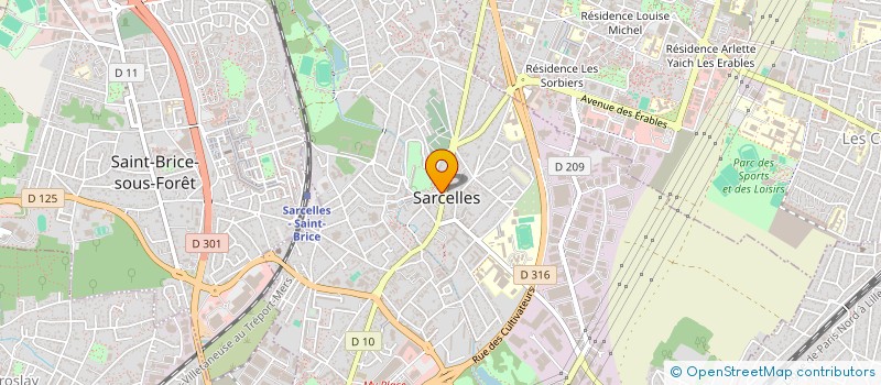 localisation de l'entreprise MONSIEUR NICOLAE TANASE  SARCELLES