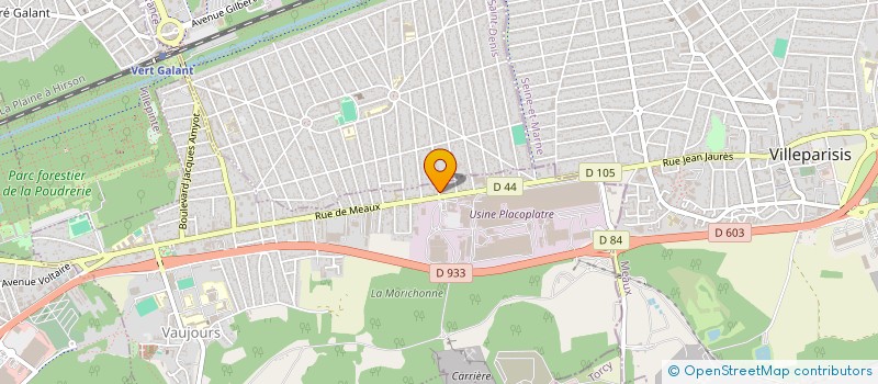 localisation de l'entreprise MONSIEUR NICOLAE TRAISTARU  VAUJOURS