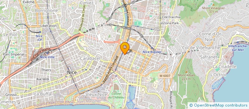 localisation de l'entreprise MONSIEUR NICOLAE URSU à NICE