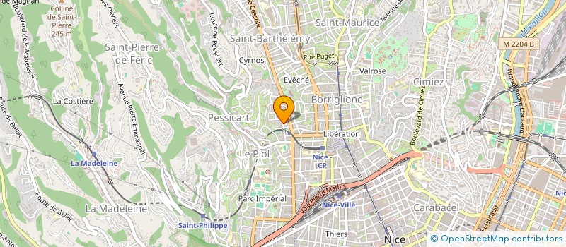 localisation de l'entreprise MONSIEUR NICOLAE VASILACHI  NICE