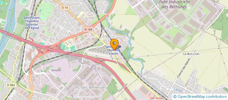 localisation de l'entreprise MONSIEUR NICOLAI GIRLEA  SAINT-OUEN-L'AUMONE