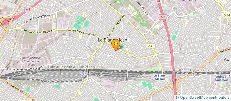 localisation de l'entreprise MONSIEUR NICOLAI GURSCHI  LE BLANC-MESNIL