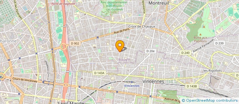 localisation de l'entreprise MONSIEUR NICOLAI PAIUL à MONTREUIL