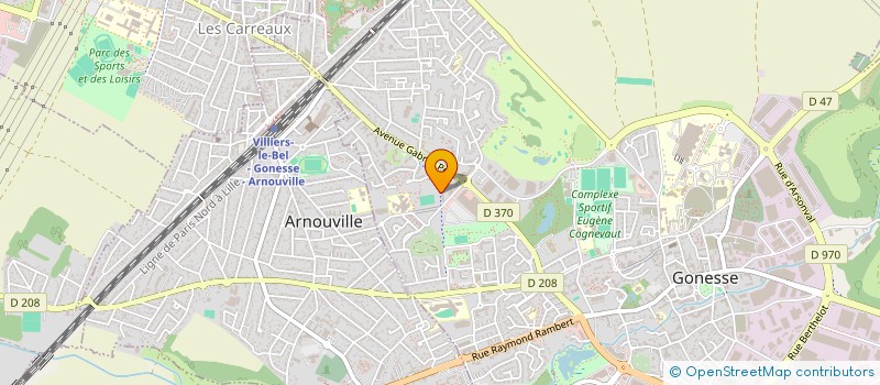 localisation de l'entreprise MONSIEUR NICOLAI PLUCCI à GONESSE