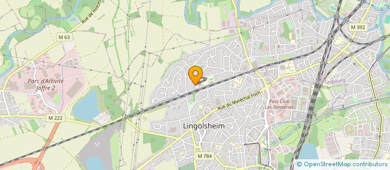 localisation de l'entreprise MONSIEUR NICOLAIE BUF  LINGOLSHEIM