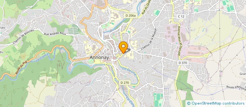 localisation de l'entreprise MONSIEUR NICOLAS ABOGHE à ANNONAY
