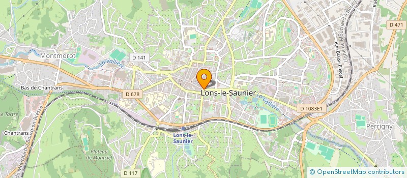 localisation de l'entreprise MONSIEUR NICOLAS ACHILLI à LONS-LE-SAUNIER