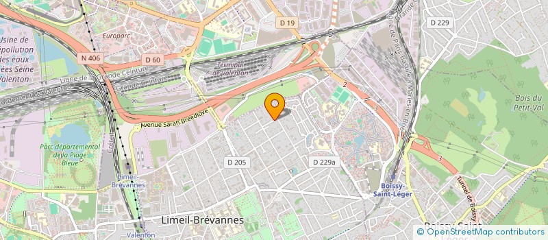 localisation de l'entreprise MONSIEUR NICOLAS ADAM  LIMEIL-BREVANNES