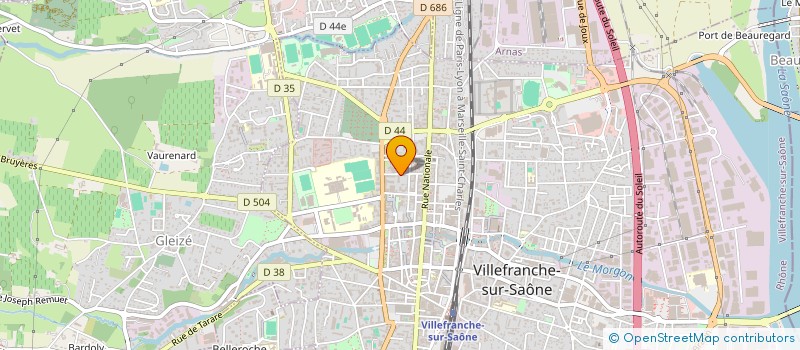 localisation de l'entreprise MONSIEUR NICOLAS ADAMI  VILLEFRANCHE-SUR-SAONE