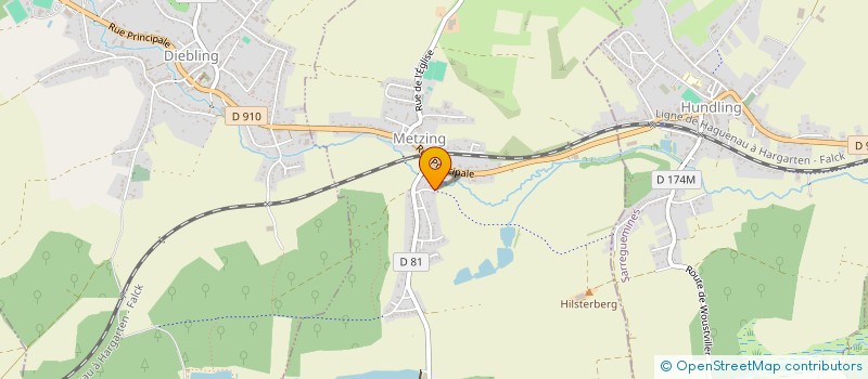 localisation de l'entreprise MONSIEUR NICOLAS ADAMOVIC  METZING