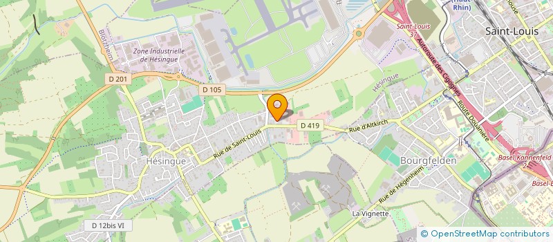 localisation de l'entreprise MONSIEUR NICOLAS ADRIAN  HESINGUE