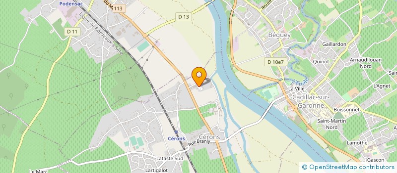 localisation de l'entreprise MONSIEUR NICOLAS AGASSANT  CERONS