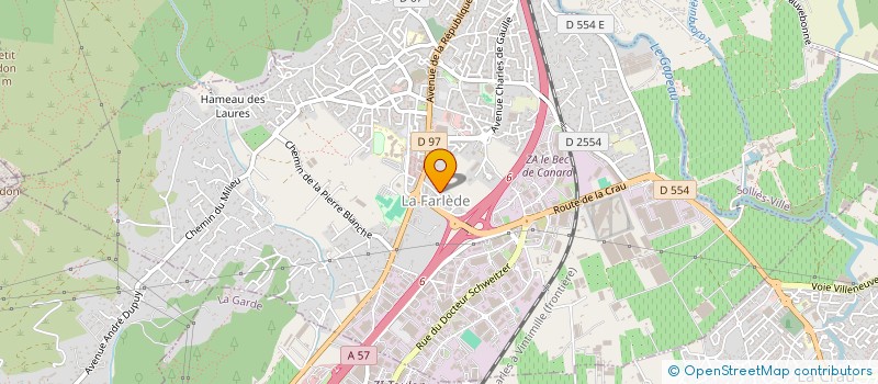 localisation de l'entreprise MONSIEUR NICOLAS AGNESE  LA FARLEDE