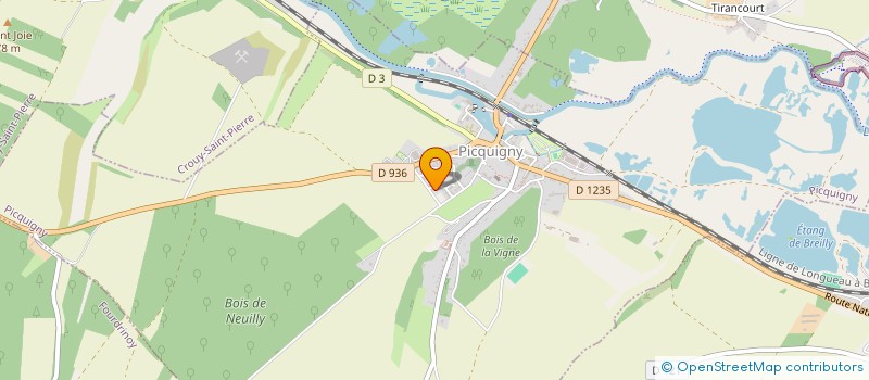 localisation de l'entreprise MONSIEUR NICOLAS AGNIAS  PICQUIGNY
