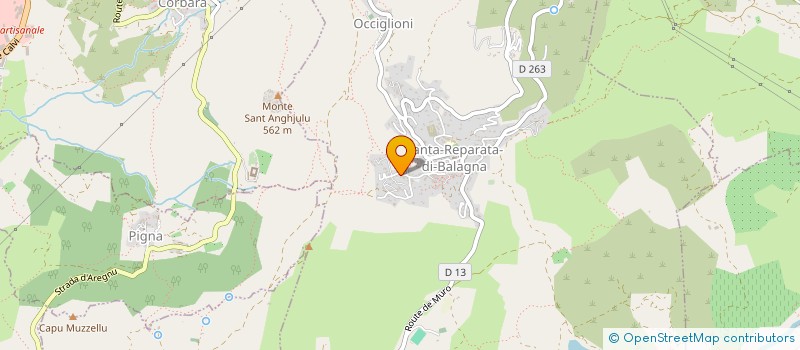 localisation de l'entreprise MONSIEUR NICOLAS AGOSTINI à SANTA-REPARATA-DI-BALAGNA