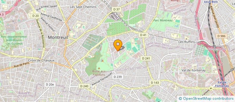 localisation de l'entreprise MONSIEUR NICOLAS AIELLO à MONTREUIL