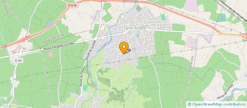 localisation de l'entreprise MONSIEUR NICOLAS ALABERT  PALAU-DEL-VIDRE