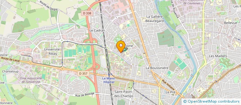 localisation de l'entreprise MONSIEUR NICOLAS ALARION  LE MANS