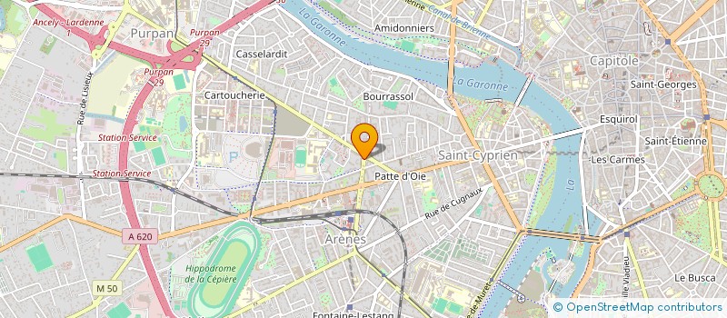 localisation de l'entreprise MONSIEUR NICOLAS ALAUX  TOULOUSE